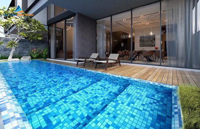 Bể bơi One River Villas, Đất Xanh Nam Miền Trung